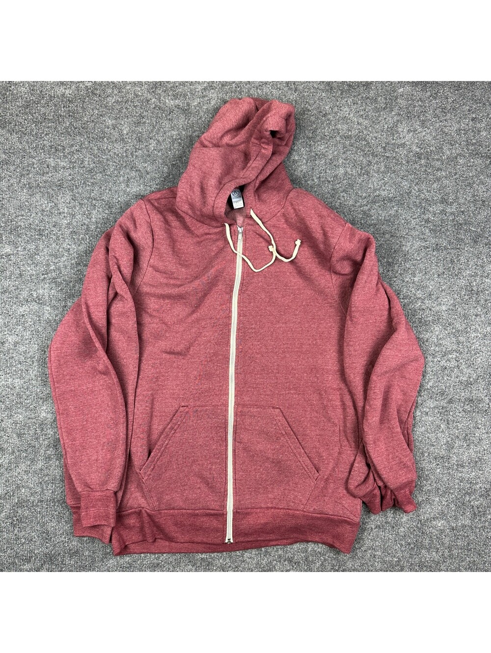 NWT Alternative Apparel Men's XL Red Zip-Up Hoodie Lot of 2